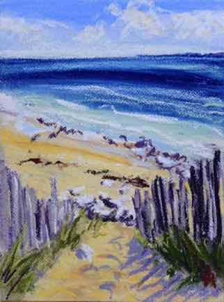 “Path to le Côte Sauvage”,
pastel on paper, 31cm x 23cm
SOLD “Path to le Côte Sauvage”,
pastel on paper, 31cm x 23cm
SOLD